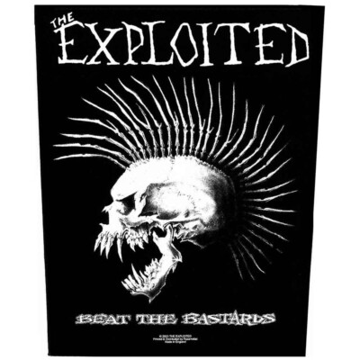 THE EXPLOITED - Beat the Bastards Rückenaufnäher Patch Backpatch Aufnäher