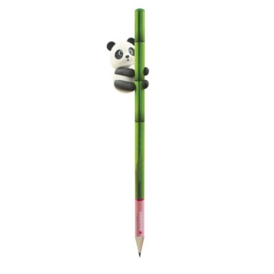 BLEISTIFT HB MIT RADIERGUMMI PANDA AUF BAMBUS VON LEGAMI NEU SCHOOLBEES