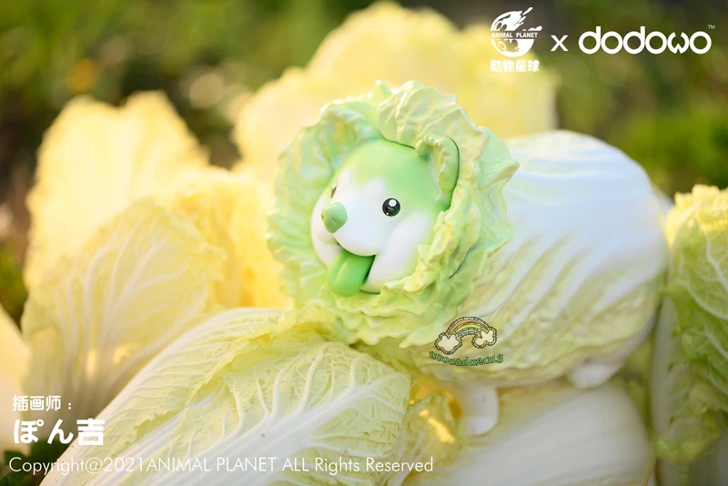 Animal Planet X Dodowo Vegetal Elfo Perro 3 Chino Col Hada Resina Juguete H15CM Foto 4 de 4