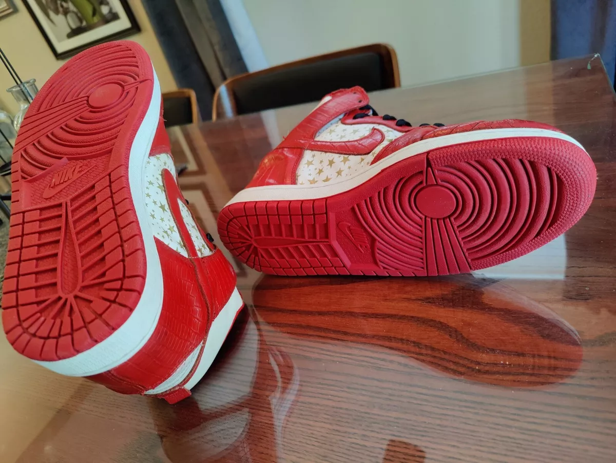 Nike SB Dunk High Pro x Supreme Red 2003 (size 10) CUSTOM Air