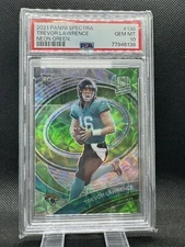 2021 Trevor Lawrence  Panini Spectra /35 #136 Neon Green RC Jaguars PSA 10