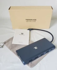 USB C Laptop Docking Station Dual Monitor, Tiergrade 12 in 1 USB C Hub Adapter