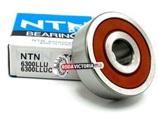 NTN 6300 LLU BALL BEARING, RUBBER SEALED 6300 2RS 10x35x11 mm