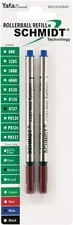 Schmidt 8127 Long Capless Rollerball Refill, Medium Point, Sealed Packs