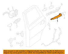 NISSAN OEM 13-20 Altima Rear Door Lock Hardware-Handle, Outside 826403TA0A