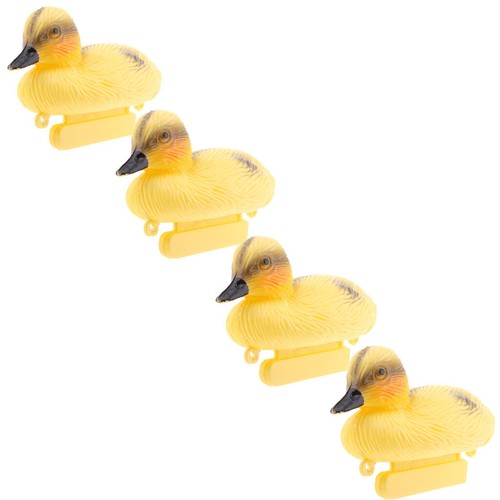Pack-4 Floating Duck Ducklings Garden Ornaments for Garden Park Pool Fish Pond - Picture 10 of 12