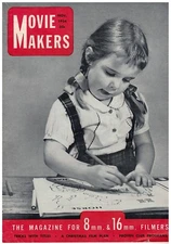 nov 1954 issue of Movie Makers Magazine for 8mm & 16mm filmers Little Girl Cover