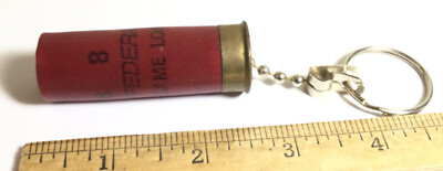 VINTAGE 12 GUAGE FEDERAL GAME LOAD EMPTY SHOTGUN SHELL KEY CHAIN