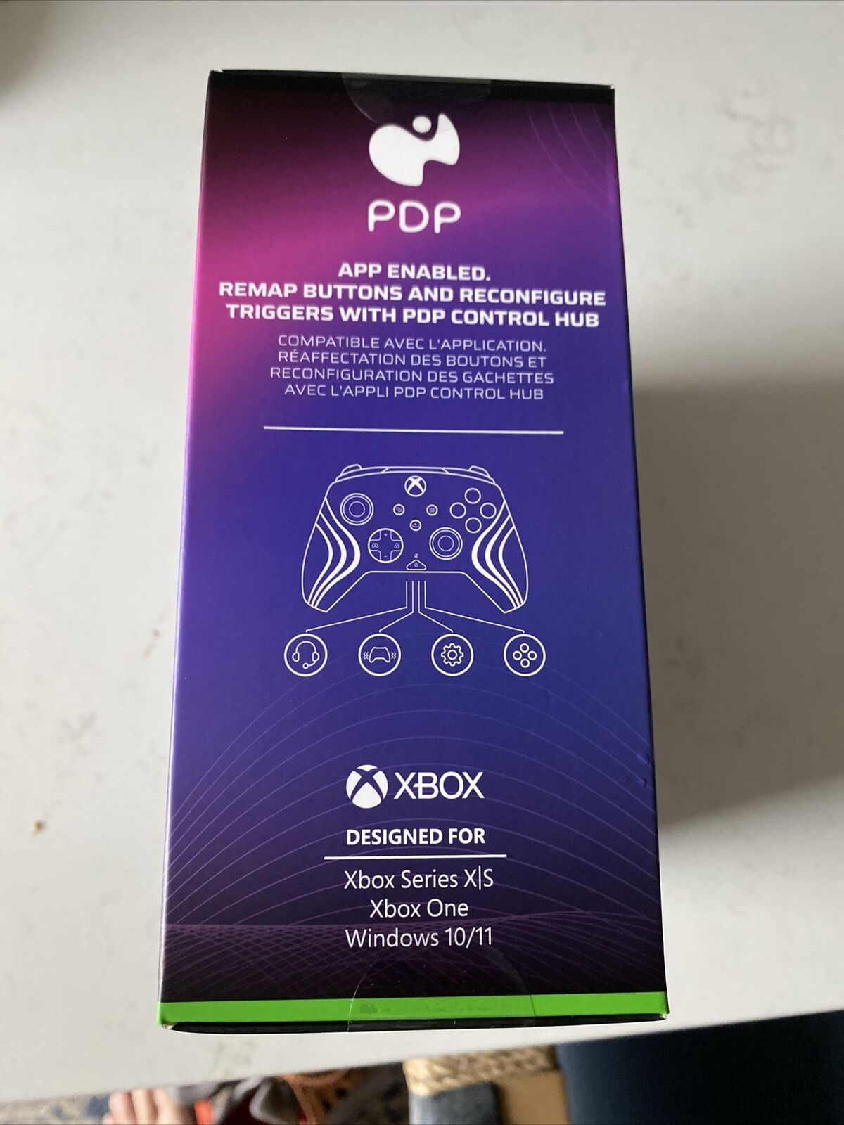 PDP Xbox & PC Afterwave Glow Black Wired Controller Includes 1