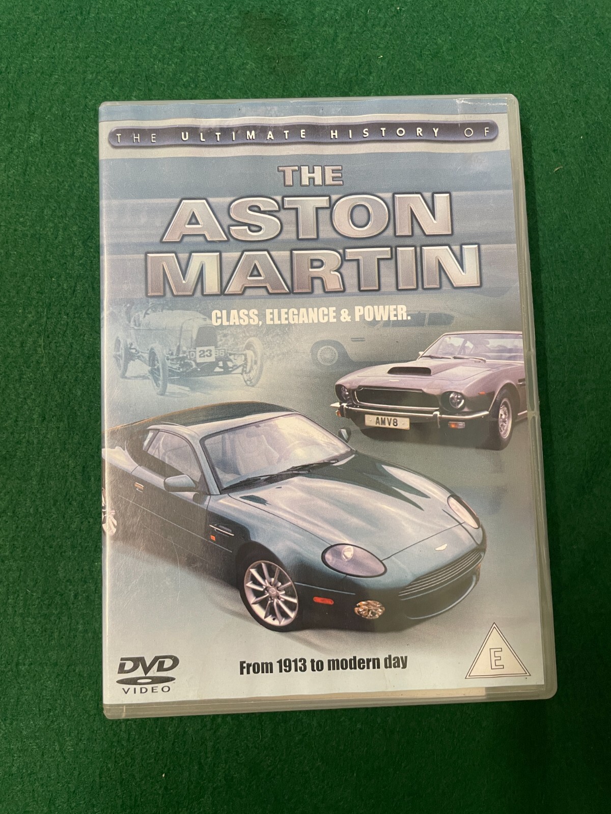 THE ASTON MARTIN CLASS ELEGANCE & POWER FROM 1913 TO MODERN DAY DVD