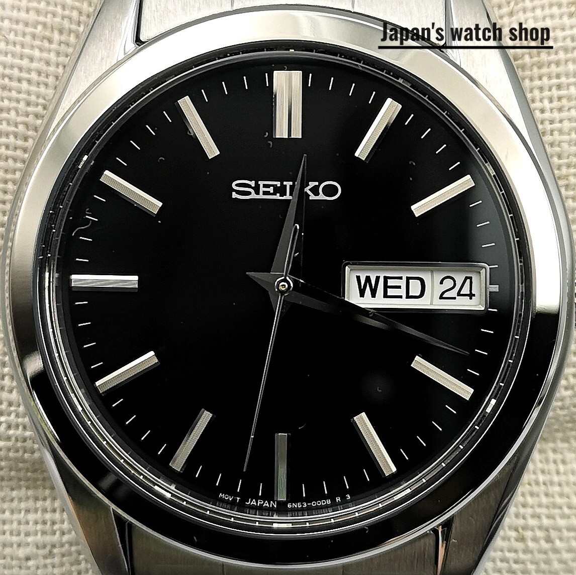 SEIKO Selection SBTH011 Black Stainless Steel Sapphire Men's