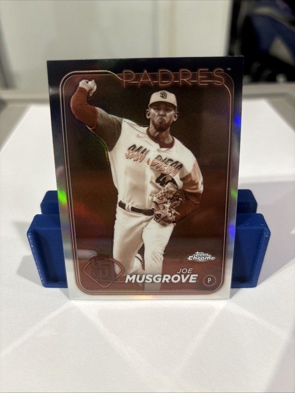 2024 Topps Chrome - Joe Musgrove #192 Sepia Refractor