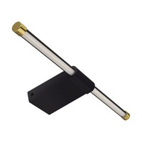 Led Wandlampe Edelstahl IP44 Schwarz Gold 4100 K B: 39,5 Cm Spiegel Bad Leuchte