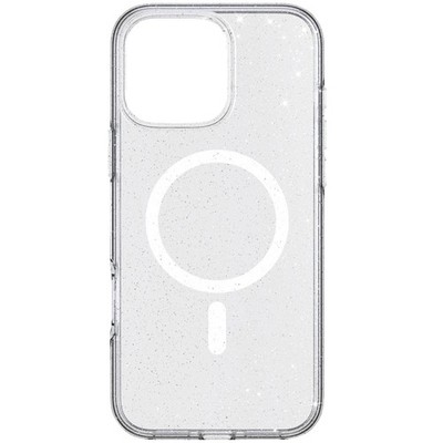 WHITE DIAMONDS Mag Glitter Case, Backcover, Apple, iPhone 16 Pro Max, Transparen