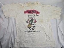Wile E Coyote T Shirt Vintage 1991 ACME Looney Tunes Size XL Name You Can Trust