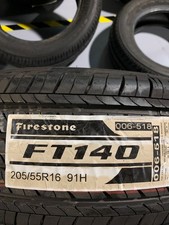 4 New 205 55 16 Firestone Ft140 All Season Tires