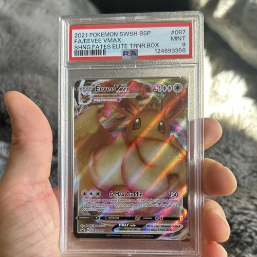 Pokémon Eevee VMAX SWSH087 Sword & Shield Promo Full Art Holo PSA 9