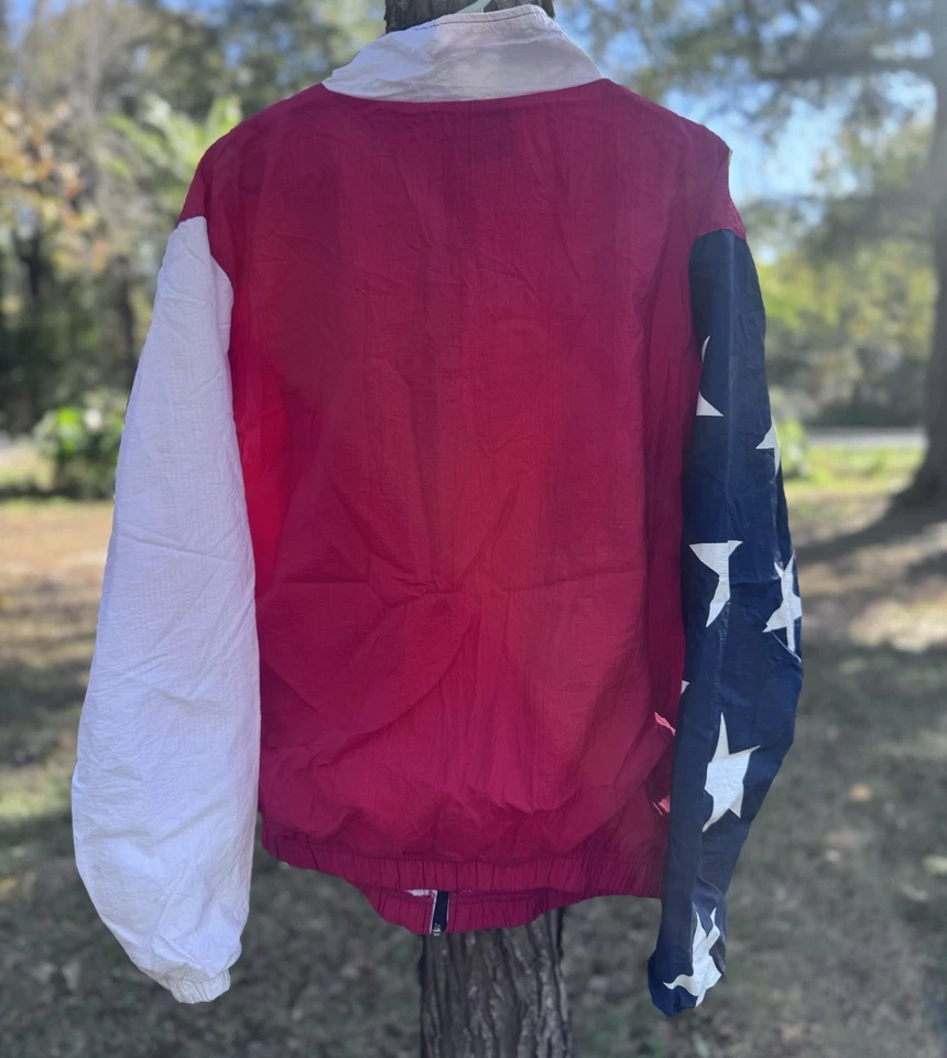 Chaqueta cortavientos Coca Cola 1996 Juegos Olímpicos de Verano Cremallera Completa Talla L, Usada en Excelente Condición Foto 4 de 4