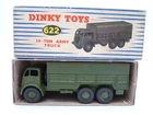 VINTAGE DINKY TOYS 622 FODEN 10 TON ARMY TRUCK IN ORIGINAL BOX 1954