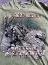 The Mountain Mens Jeep Mountain Life Off Road Tie Dye Shirt Size Xl Green