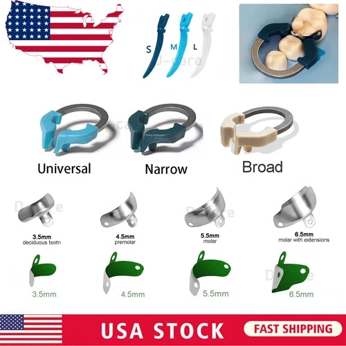 Dental Matrix Bands Ring Sectional Matrice Clamp Fit Garrison Palodent V3 System
