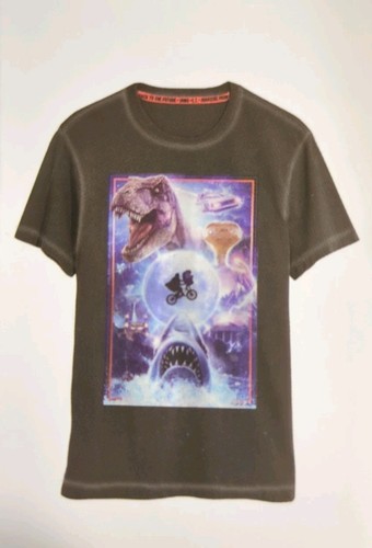Kids Unisex Universal Fabric Ribbed Knit Collar Family Tee L (10/12) T6 - Picture 4 of 7