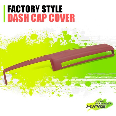 Molded Dash Cap Cover Overlay Pad for C/K/R/V Blazer Jimmy Pickup 81-91 Maroon