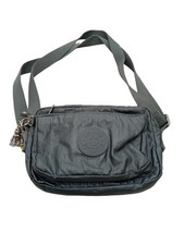 Borsa donna Kipling grigia 100% nylon a tracolla