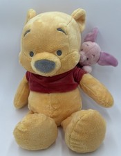 Disney Parks Winnie the Pooh and Piglet on Back 16" Plush