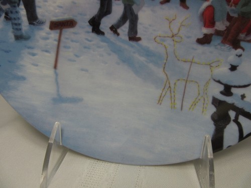 Juego de 4 platos de fiesta de Navidad Lenox For the Holidays SANTA'S JOURNEY - Imagen 23 de 24