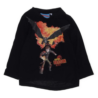 DreamWorks Dragons, Langarmshirt, Größe: 92/98, Schwarz/Mehrfarbig #nro