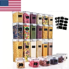 42-Piece Kitchen Food Container Set - Durable, Airtight, and Leak-Proof