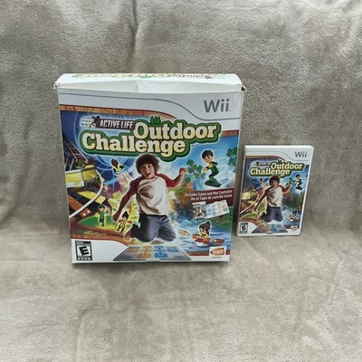 Active Life: Outdoor Challenge Nintendo Wii 2008 Complete Set! Game and Mat 