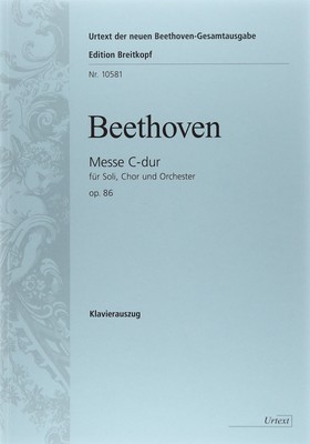 Beethoven: Mass in C major Op.86/Breitkopf & Hertel/Choral works