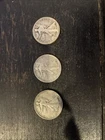 3 Walking Liberty Half Dollars