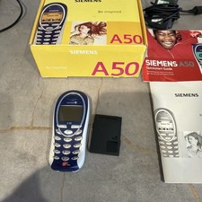 Siemens A50 Blue Mobile Phone ( Untested )