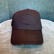 New Von Dutch Black on Black Trucker Hat - NWT