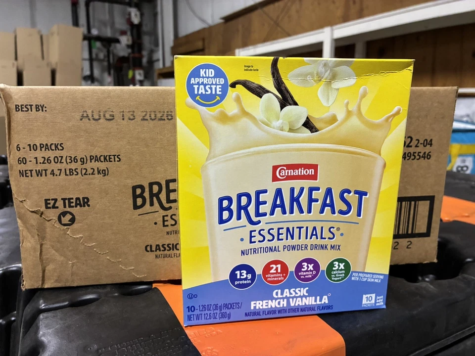 康乃馨早餐必需品混合饮料盒6-10包(共60包) — 第 3/4 张图片