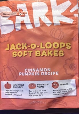 Bark Box - Jack-O-Loops Soft Bakes - Cinnamon Pumpkin Recipe - Dog