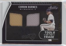 2022 Panini Absolute Tools of the Trade 2 Swatch /199 Corbin Burnes #TTT2-CB 0a3