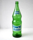 Vintage 26oz Fanta Bottle Green Glass 1960's Coca Cola Product