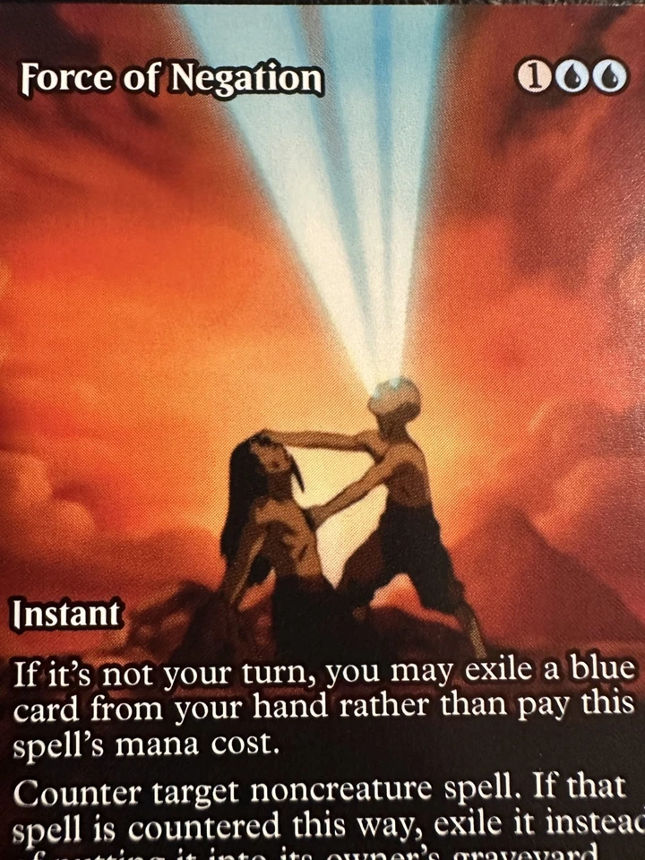 MTG Force of Negation Avatar: The Last Airbender Borderless (Non-Foil) NM Card - Image 2 of 4