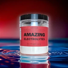 Amazing Electrolytes (Unflavored, 250 Servings, 250g) - USA Made Hydration