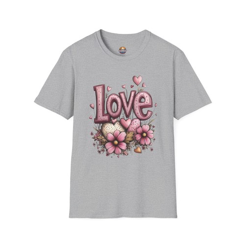 Love Floral T-Shirt Bama-T-Shirt Company