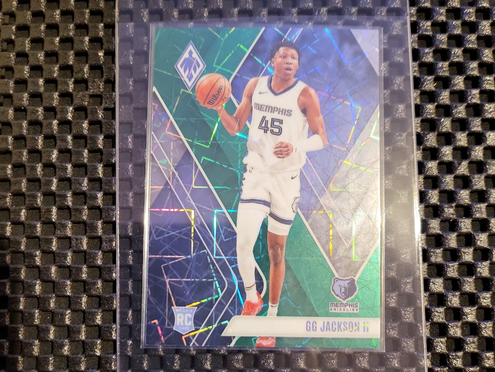 2023-24 Panini Phoenix - Rookies GG Jackson #266 Green Lazer Phoenix /175 (RC)