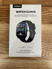 AOLON Smart Watch 2.1-Inch HD Curve Screen with Black Band Aolon Watch Curve