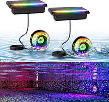Solar Pool Lights Submersible LED Pool Light with Remote Underwater IP68 Waterpr