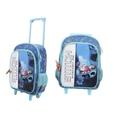 Disney's Stitch 16" Rolling Travel Backpack With Disney’s Stitch Rolling Blue