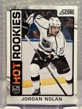 2012-13 Score Hot Rookies Jordan Nolan #508 RC Hockey Card - LA Kings - LP