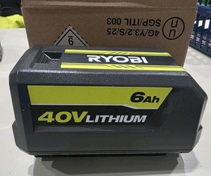 Genuine Ryobi 40V 6Ah 216Wh Lith-Ion Battery OP40605VNM *New/Open Box* Made 2026